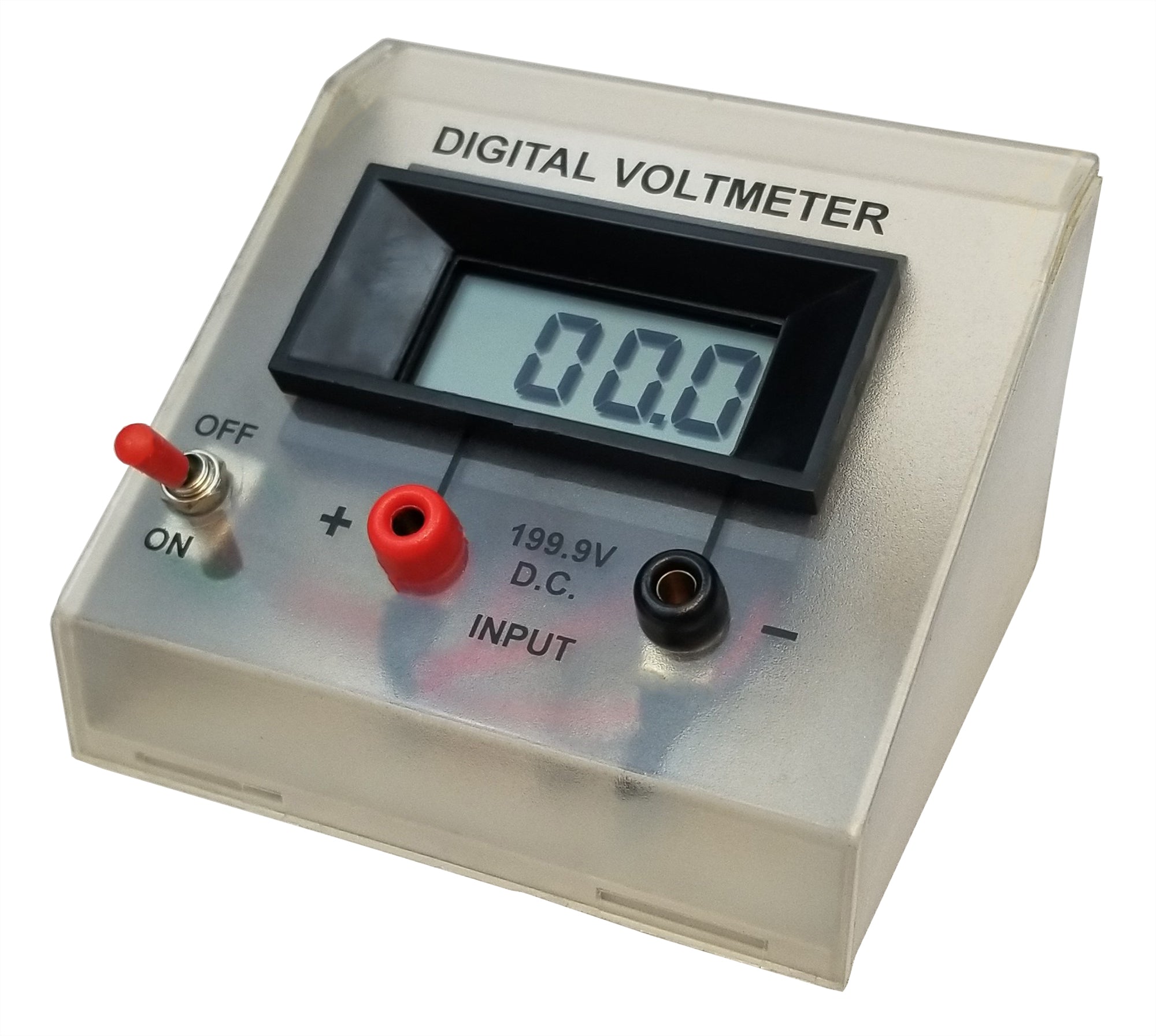 Voltmeter, Digital, 0V to 199.9V, DC