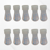 Erlenmeyer Polypropylene 250ml with screw cap and graduations up to 250ml x 50ml. Pack of 10 Erlenmeyer Flasks.