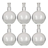 Flat-Bottom Flask, 24/40 Ground Glass Joint, 1000ml, Pack of 6 by Go Science Crazy