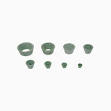 GSC International FNADPT-SET  Filter Adapter Set of 8 Pieces for Supporting Funnels. Made of Flexible, Tapered Rubber.