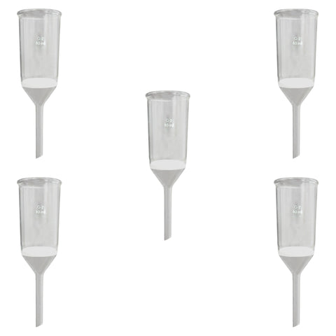 Sintered Funnel, 80ml, Porosity of 2, Case of 5 by Go Science Crazy