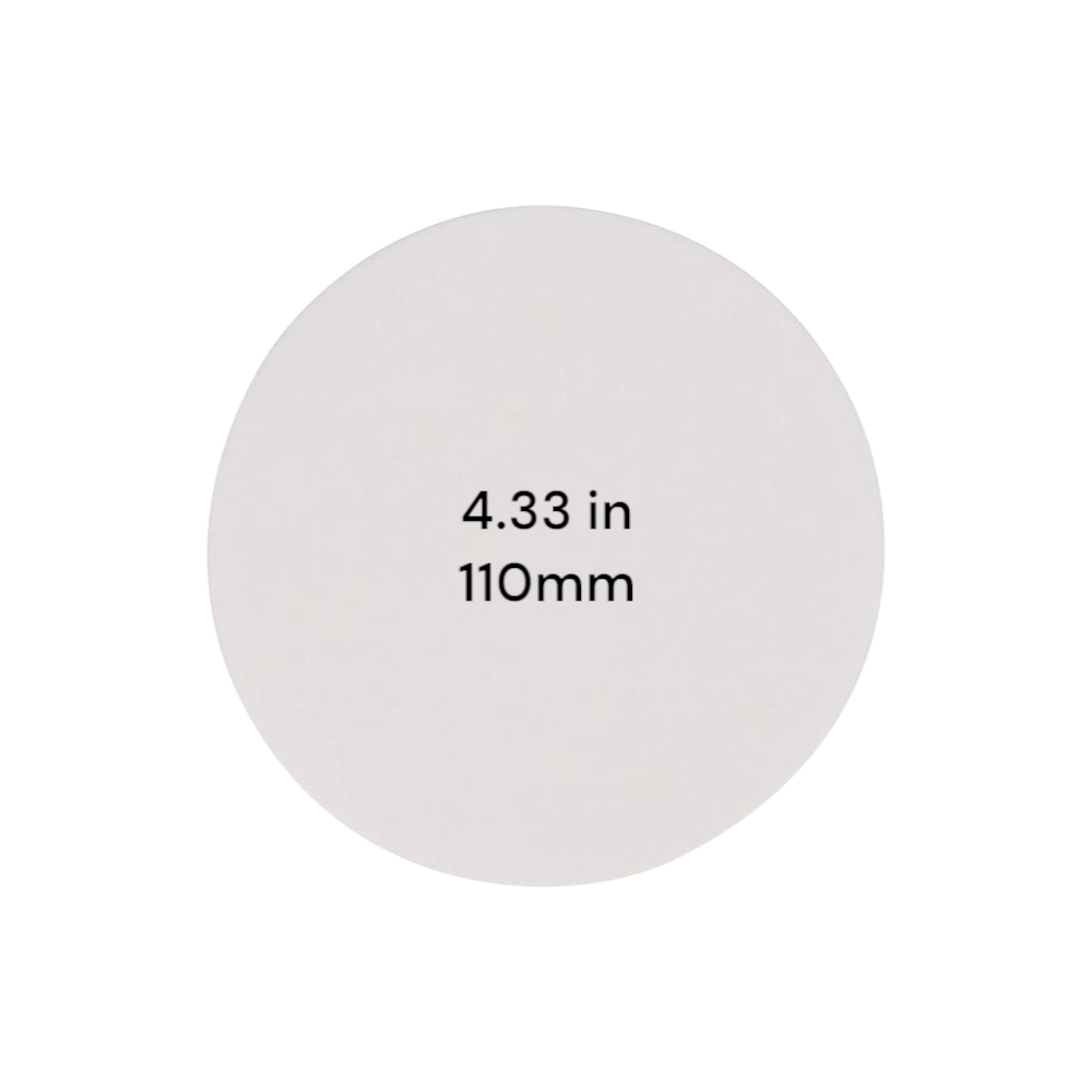 Filter Paper 110mm Round Qualitative , Fast