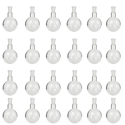 Round-Bottom Boiling Flask, 24/40 Ground Glass Joint, 500ml, Case of 24 by Go Science Crazy