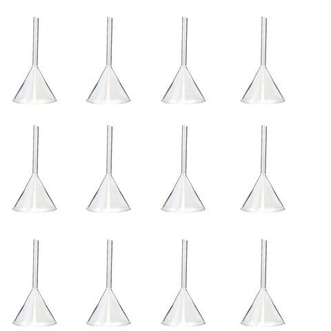 Short Stem Funnel, 90mm Diameter Funnel Opening, Pack of 12 by Go Science Crazy