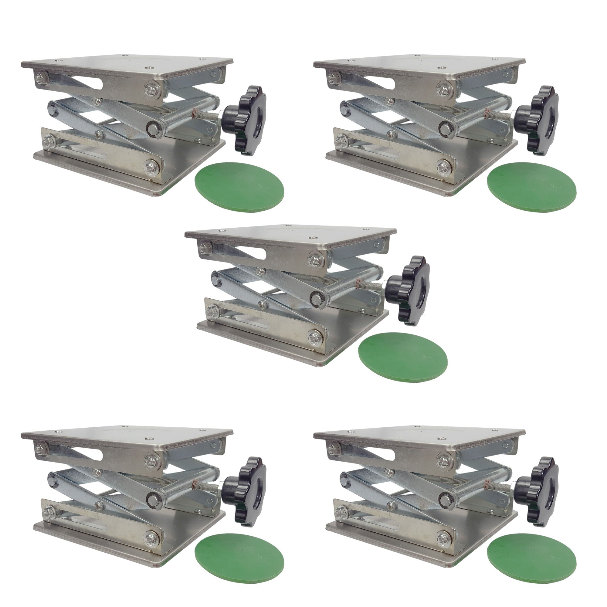 Lab Jack, 150mm Square Base. Case of 5.