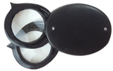 Magnifier, 5X Magnification Double Loupe.  The two lenses together make a magnification of 10X.  The outside diameter is 27 millimeters. Pack of 10.