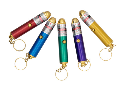 Laser Pointers Key Chain. Set of 10. For Physical Science.