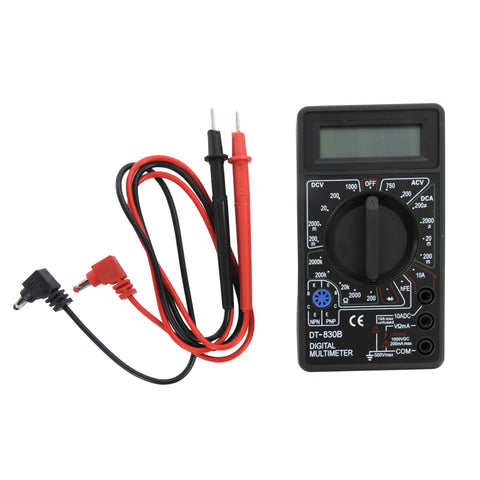 Multimeter Digital 3.5 digit LCD Display with 9 volt battery and instructions.