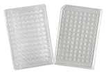 Microplate with 96 Wells and Lid, Clear Polystyrene. Pack of 10.