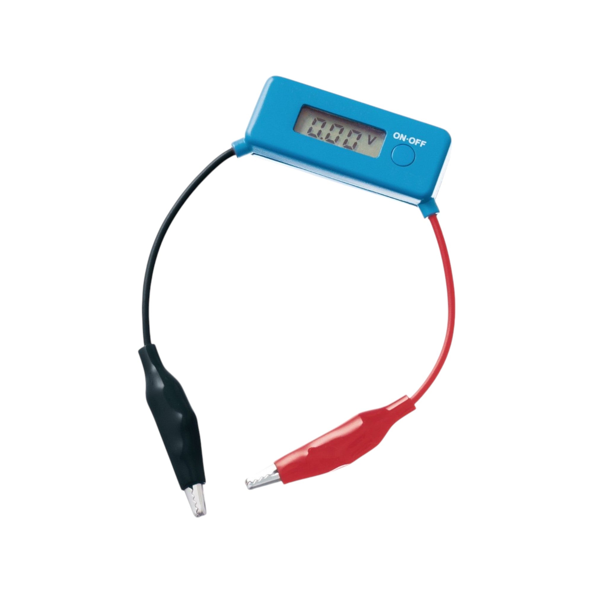 Circuit Kit with Digital Voltmeter & Ammeter, Alligator Clip Wires, Battery Holders (x3), Bulb Holders (x3), and SPST Switch – Educational DC Electronics Set