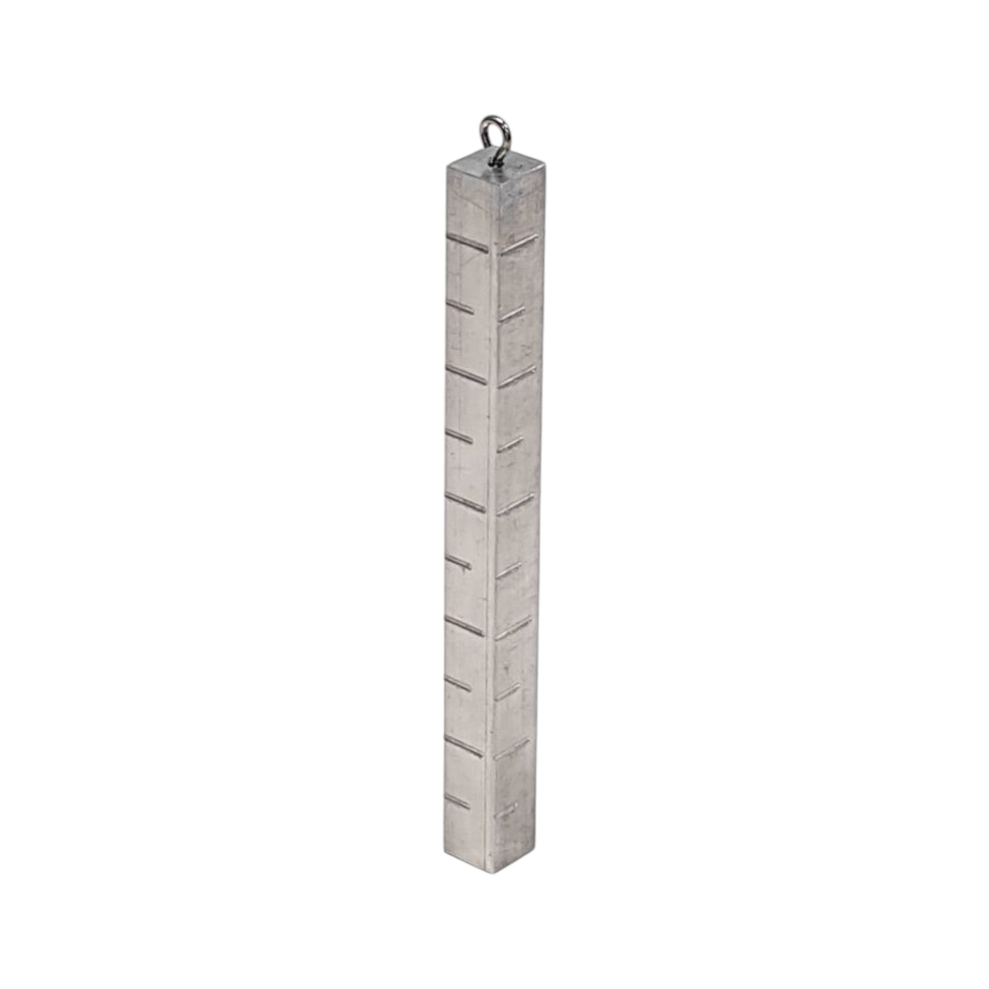 Archimedes Sticks Set 3 rods of aluminum, brass, and stainless steel, which are engraved with 1cm divisions. Made by Narika Corporation.