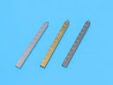 Archimedes Sticks Set 3 rods of aluminum, brass, and stainless steel, which are engraved with 1cm divisions.