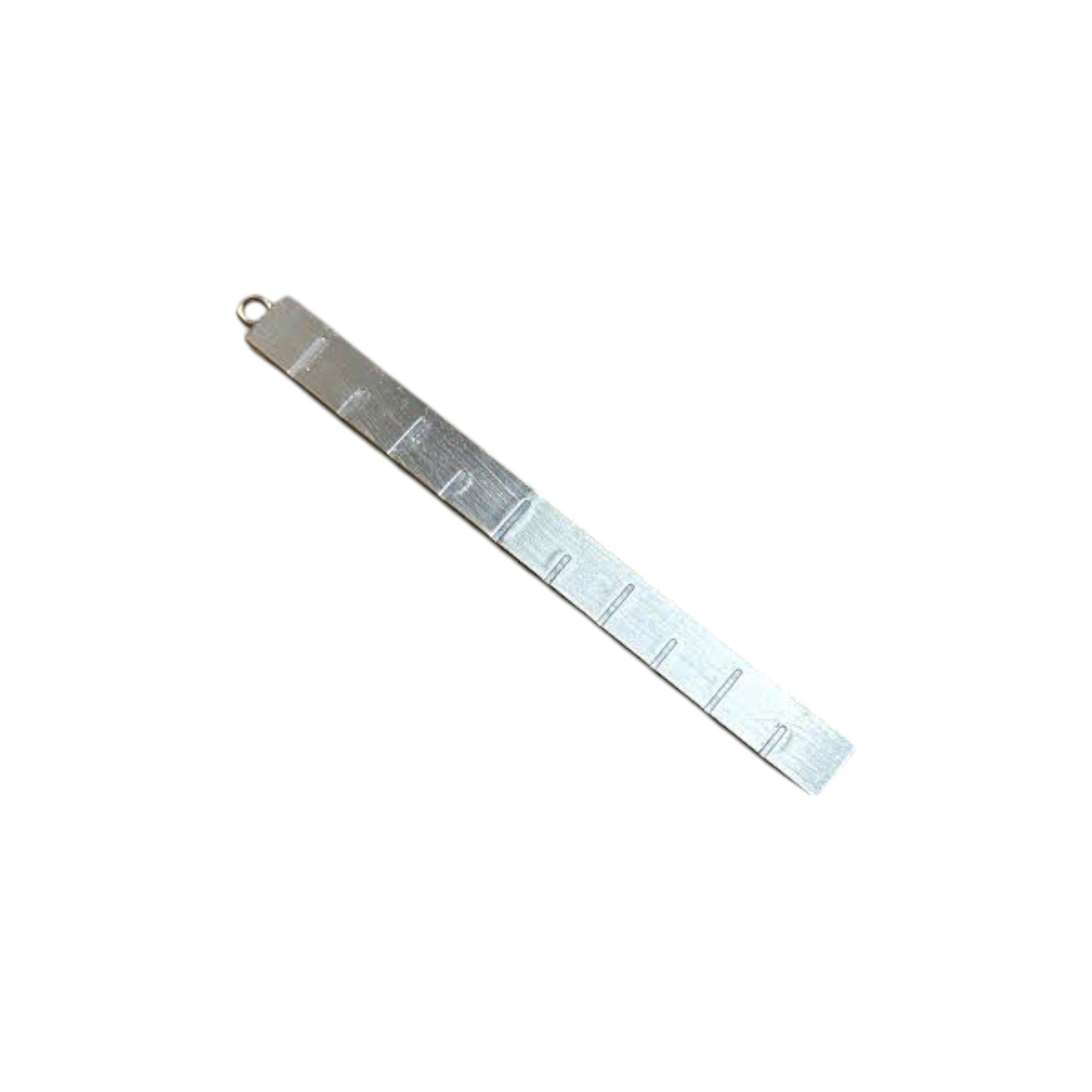 Archimedes Sticks Set 3 rods of aluminum, brass, and stainless steel, which are engraved with 1cm divisions. Made by Narika Corporation.