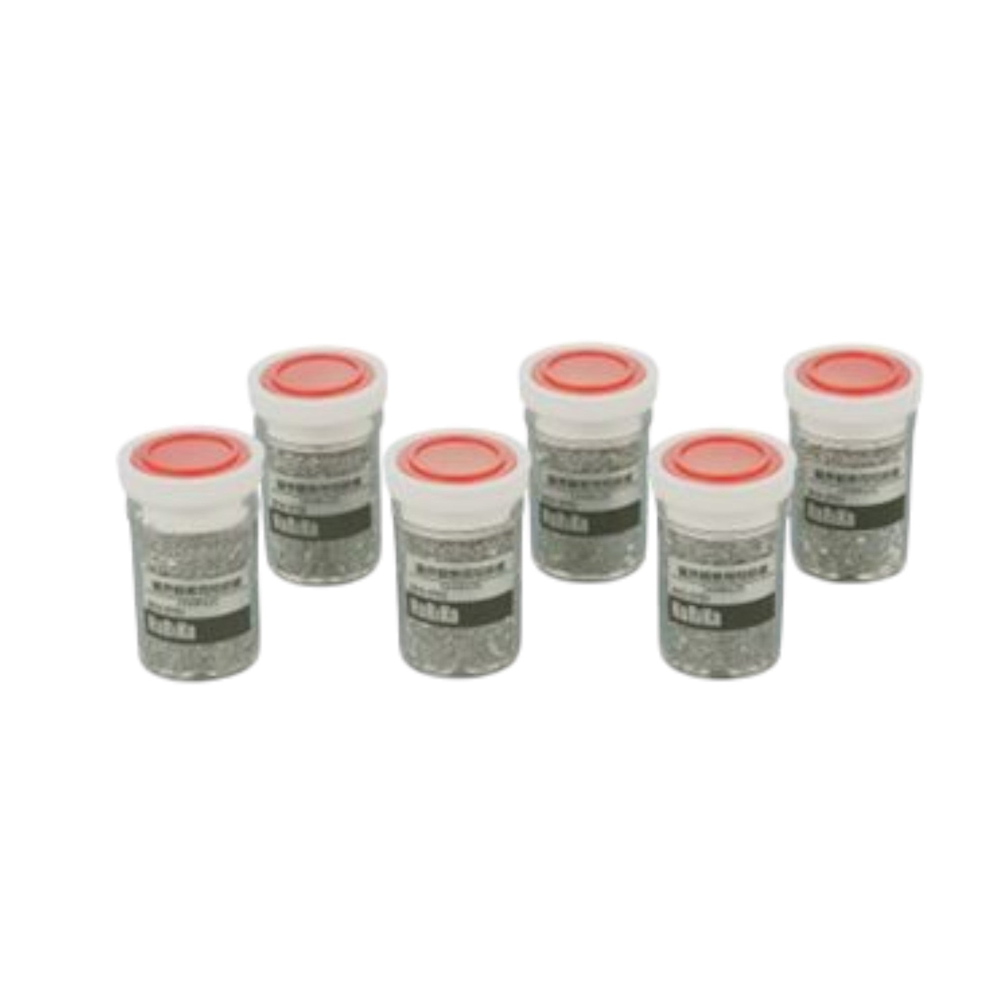 Wire, Steel with Zinc Coating, Magnetic 0.3mm diameter x 2mm. Uniform and cylindrical pieces laser cut to a size for showing lines of force. Pack of 6