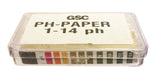 Wide-Range pH Test Paper Range 1-14, with 100 Strips. Pack of 10.