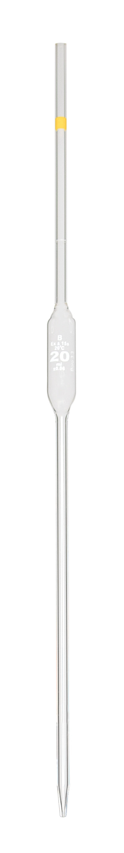 Volumetric Pipette, 20ml Capacity. Case of 100.