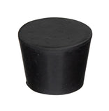 Rubber Stoppers, Size 6.5, Solid. Case of 10-Pounds.