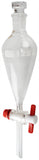 Separatory Funnel with PTFE Stopcock, 125ml Capacity, Case of 48 by Go Science Crazy