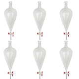 Separatory Funnel with PTFE Stopcock, 2000ml Capacity, Case of 6 by Go Science Crazy