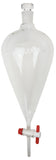 Separatory Funnel with PTFE Stopcock, 2000ml Capacity, Case of 6 by Go Science Crazy