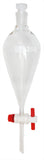 Separatory Funnel with PTFE Stopcock, 250ml Capacity, Case of 12 by Go Science Crazy