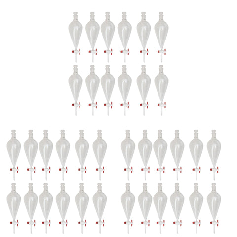 Separatory Funnel with PTFE Stopcock, 500ml Capacity. Case of 36.