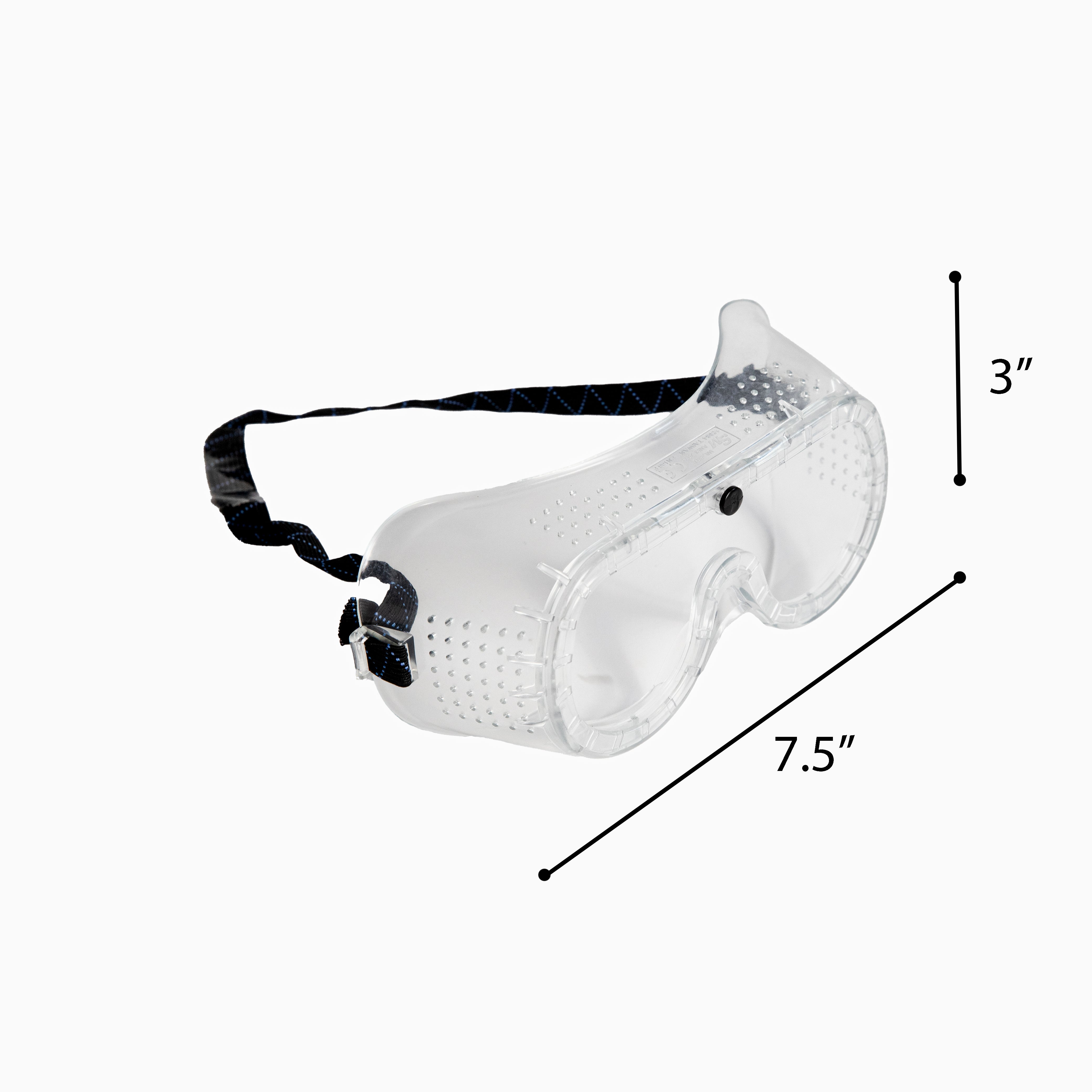Safety Goggles with Direct Vents. Pack of 10