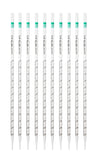 GSC International SPDS-02-10 Serological Pipette, 2ml Capacity by 0.02ml, Plastic, Sterile, Color Coded. Pack of 10.