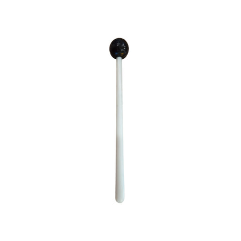 Tuning Fork Mallet 1 inch rubber ball top and 6 inch long handle..