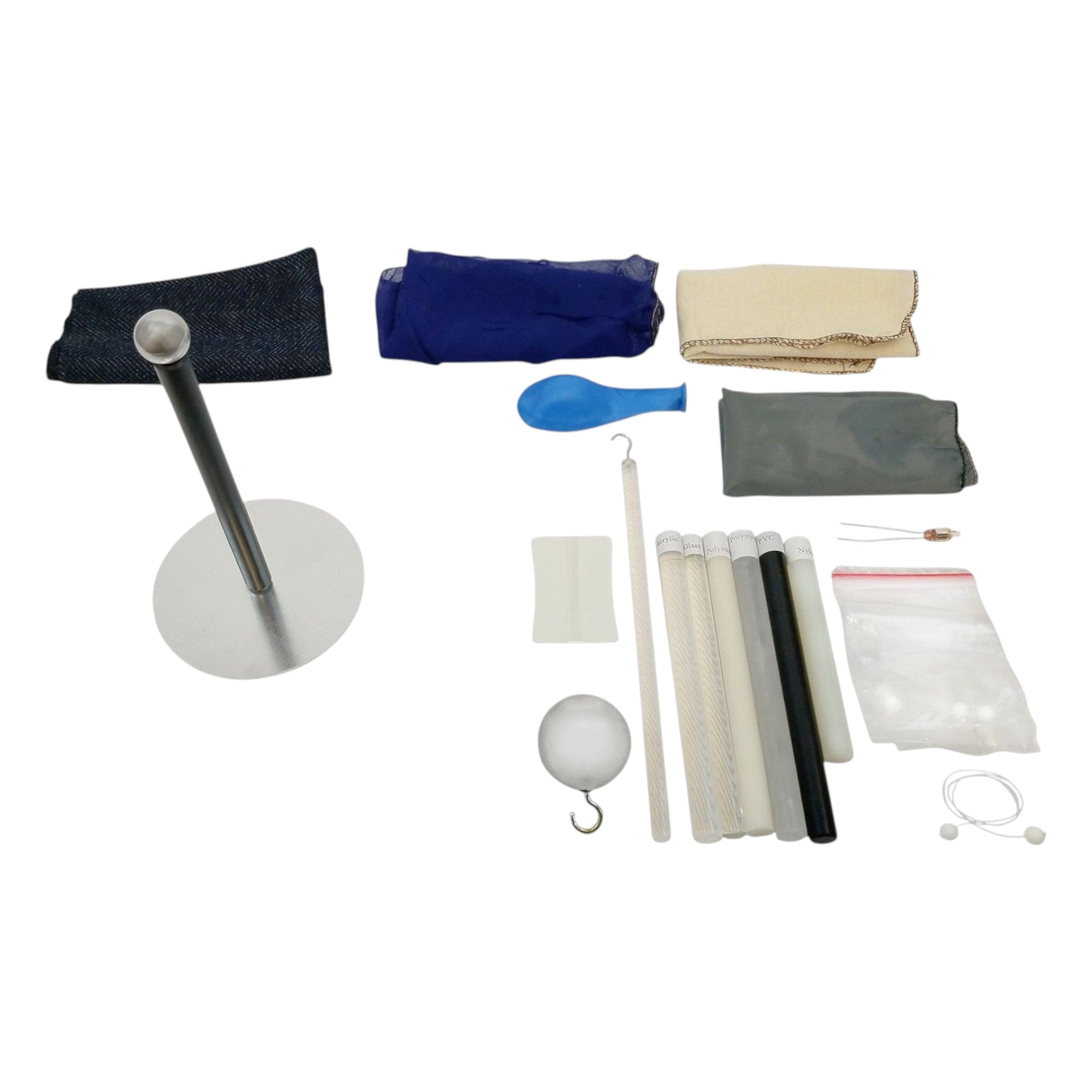 Electrostatic Charge Kit For Studying Static Electricity