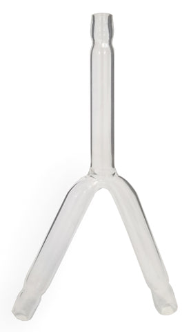 Glass Connecting Tube, Y-Shaped, 10mm OD by Go Science Crazy