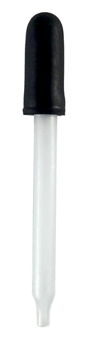 GSC International 1300-12A Medicine Dropper with Straight Plastic Pipette 3 inch length. 12 packs 12.