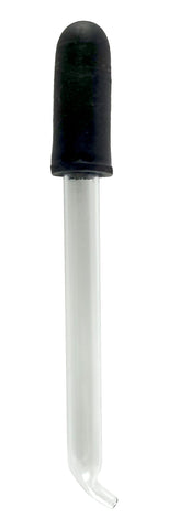 GSC International 1300-6A Medicine Dropper 3.5" Bent Tip, Glass Pipette. Pack 12 dozen.
