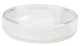 Petri Dish, Flint Glass, 100mm diameter x 15mm height.