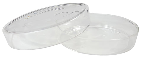 GSC International 1500-4-CS Petri Dish, Flint Glass, 100mm diameter x 15mm height. Case of 100.