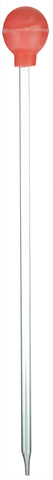 Dropping Pipettes Glass with Rubber Bulbs, 12 inches length, 5ml capacity. Pack of 12.