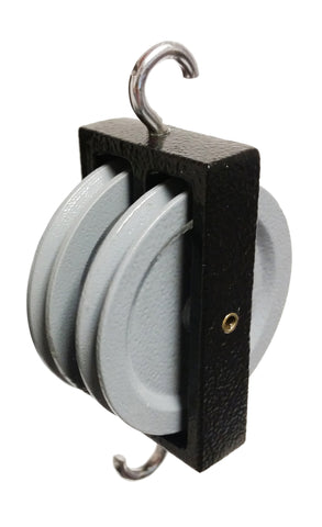 GSC International 16081 Double Parallel Pulley, Aluminum