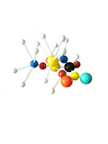 Molecular Model Deluxe.  With 520 pieces that include 245 atoms, 125 hydrogen atoms with connected bonds, and 150 additional bonds.