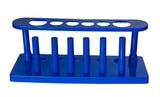 Test Tube Racks with 6 Holes 25mm and 6 Drying Pins. Case of 100.