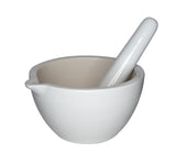 GSC International 4-13023 Porcelain Mortar and Pestle, 160mm Opening and 500ml Capacity