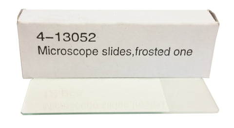 GSC International 4-13052-25 Glass Microscope Slides, Frosted On One End, Case of 25 Gross