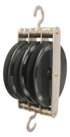 GSC International 4-16063-CS Triple Parallel Pulley, Plastic, Case of 150