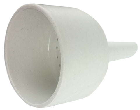 Buchner Funnel, Porcelain, 80mm Funnel Diameter, 22mm Tube Diameter. Pack of 10.