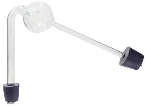 GSC International 400-2-K-S Kjeldahl Bulb with Rubber Stopper Fittings (Sizes #2 and #6)
