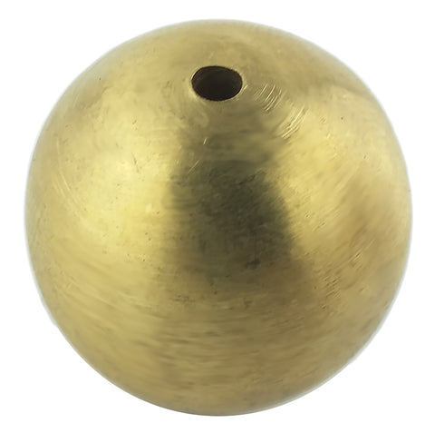 GSC International 42007-10 Brass Physics Balls, 25mm (1 in.), Drilled, Pack of 10