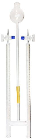 Hoffman Electrolysis, Glass "H" Tube and Funnel