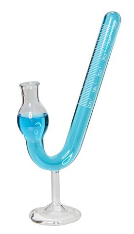 GSC International 601-7-CS Fermentation Tube with Base Graduated to 5ml. Case of 100.