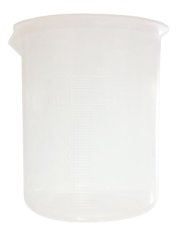 Beaker 500ml, Polypropylene 12 Pack by Go Science Crazy