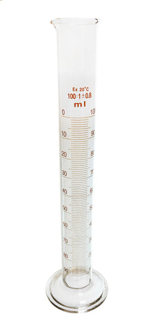 Double-Scale Cylinder, 100ml, Case of 72 by Go Science Crazy