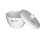 Crucibles with Lids, Porcelain, Low-Form, 30ml. Case of 200.